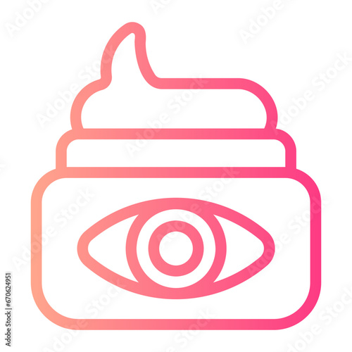 eye cream gradient icon