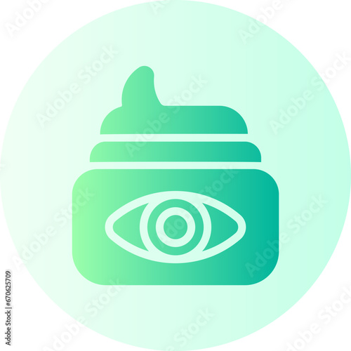 eye cream gradient icon