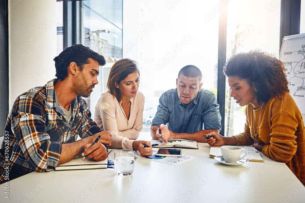 Editor, planning and teamwork in business meeting, office or writers of press, newspaper or journalism publishing. News, agency or group of people with strategy in report, newsletter and global story Editor, planning and teamwork in business meeting, office or writers of press, newspaper or journalism publishing. News, agency or group of people with strategy in report, newsletter and global story