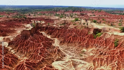 The Tatacoa Desert is a semi-arid region located in the department of Huila, Colombia. photo