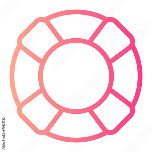 lifebuoy gradient icon