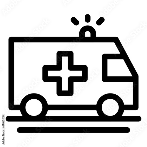 ambulance vector design icon .svg