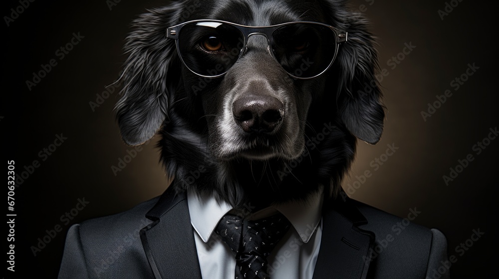A Dog In A New Years Bowtie Dapper Stylish , Background Images, Hd Illustrations A Dog In A New Years Bowtie Dapper Stylish , Background Images, Hd Illustrations