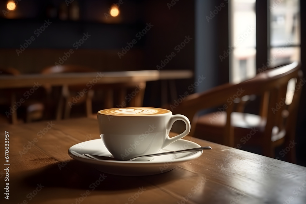 Obraz premium coffee in cafe.