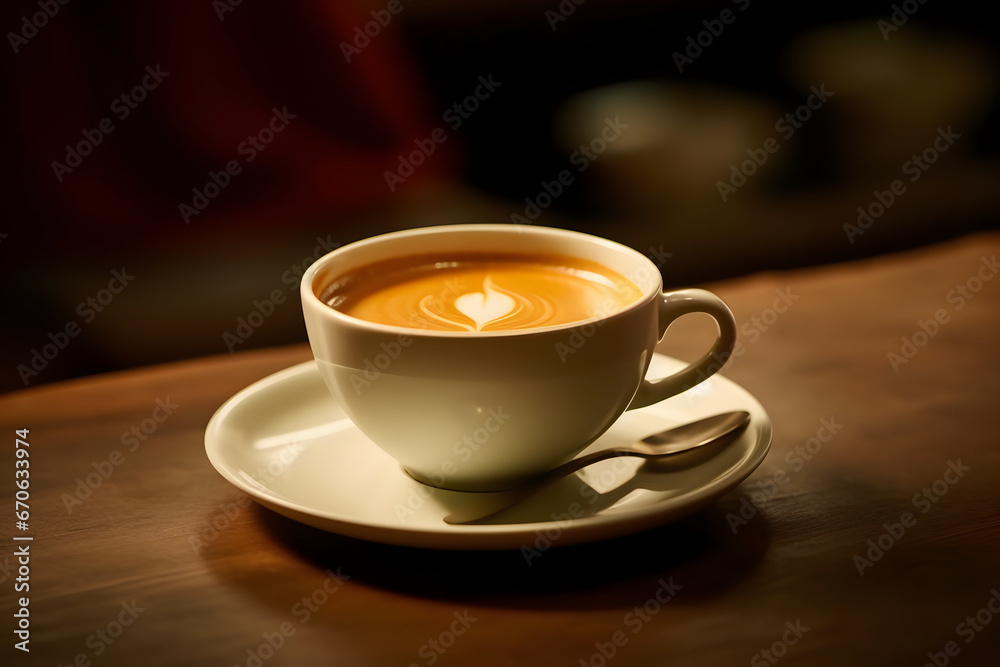 Fototapeta premium cup of cappuccino. 