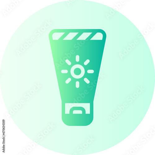 sunscreen gradient icon