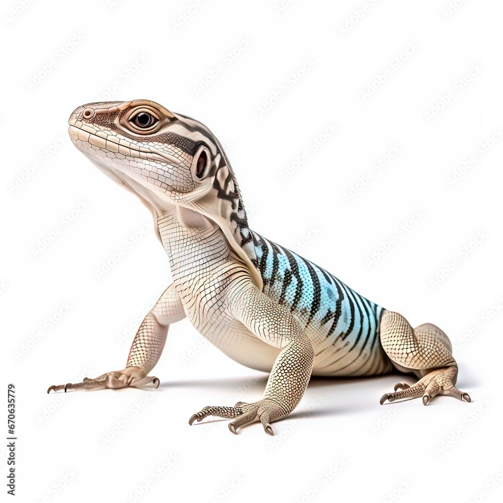 Obraz premium Rican Zebra-tailed Lizard