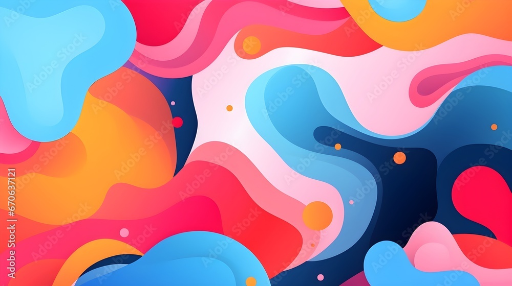 abstract colorfully textured shapes background