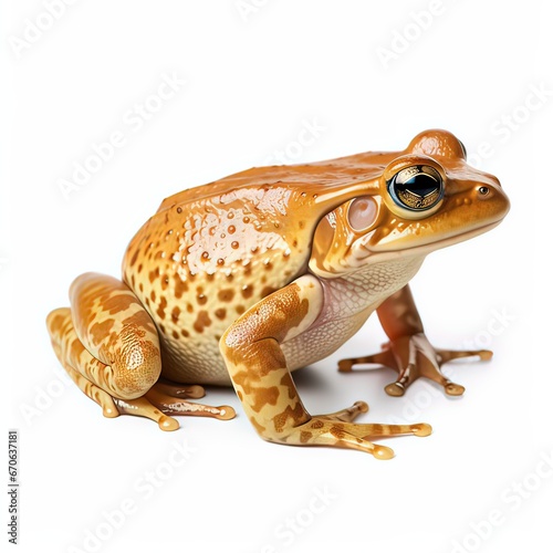 Delicate skinned frog Leptodactylus mystaceus photo