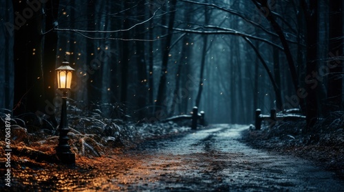 A Serene Forest After A Light Post-Christmas Snow , Background Images, Hd Illustrations