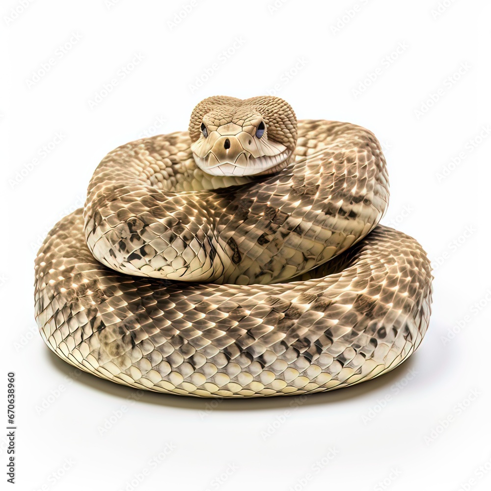 Naklejka premium Eastern Diamondback Rattlesnake