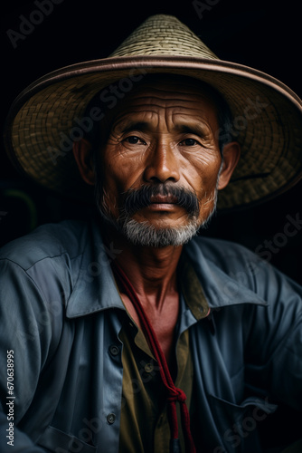 awesome and cool Vietnam Men about 55 years old © Enrique