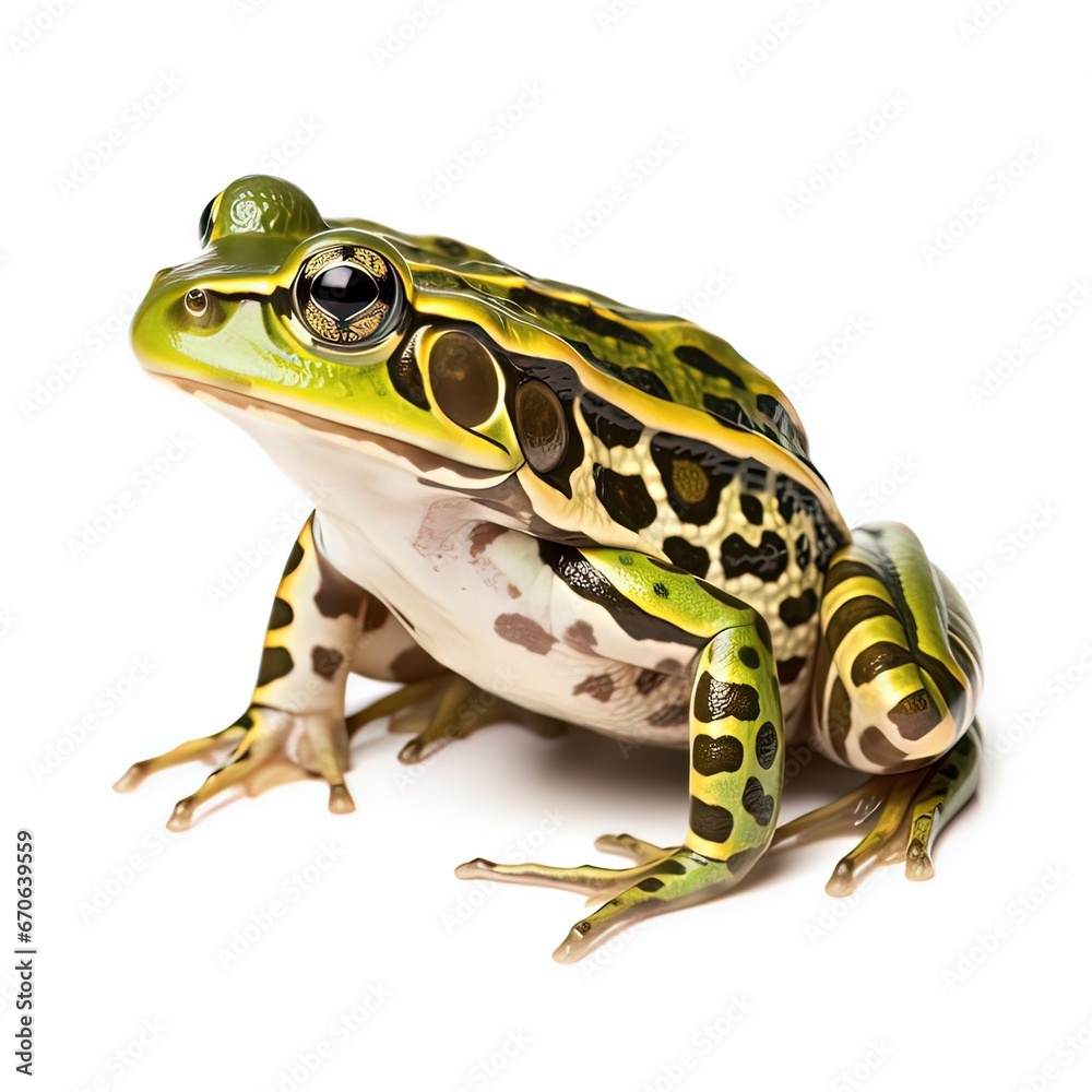 Fototapeta premium Florida leopard frog Lithobates sphenocephalus
