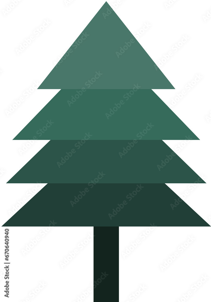 Minimal and modern Christmas tree illustration Suitable for decorating minimalist work. Minimal and modern Christmas tree illustration Suitable for decorating minimalist work.