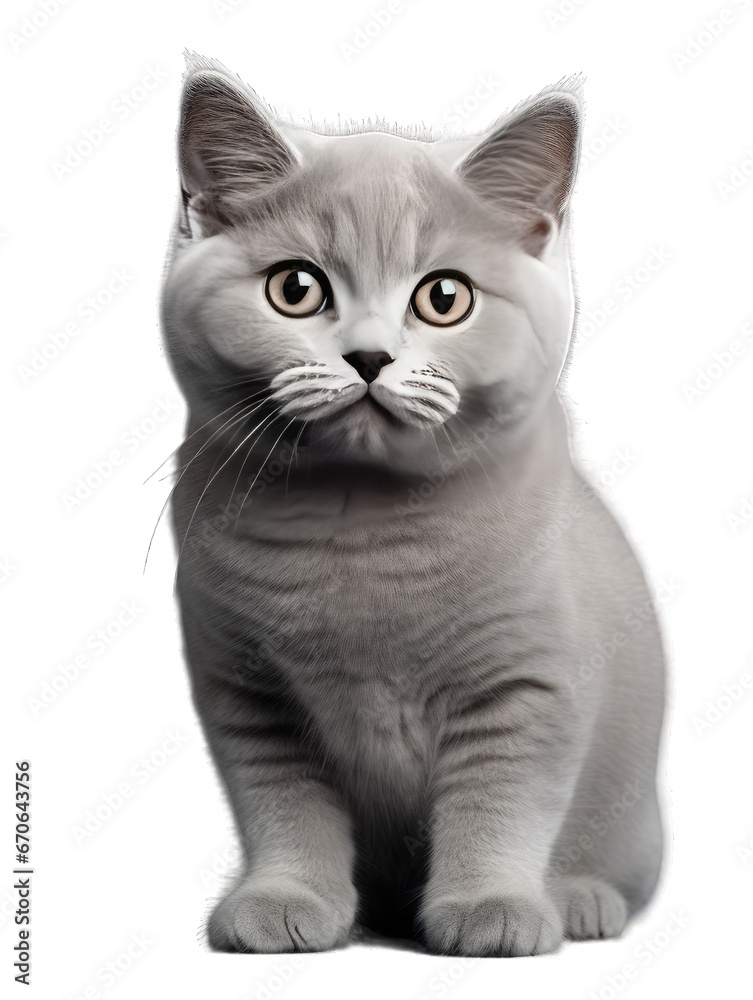 Fototapeta premium British Shorthair cat Clipart