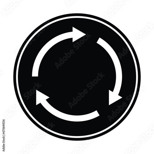 roundabout sign