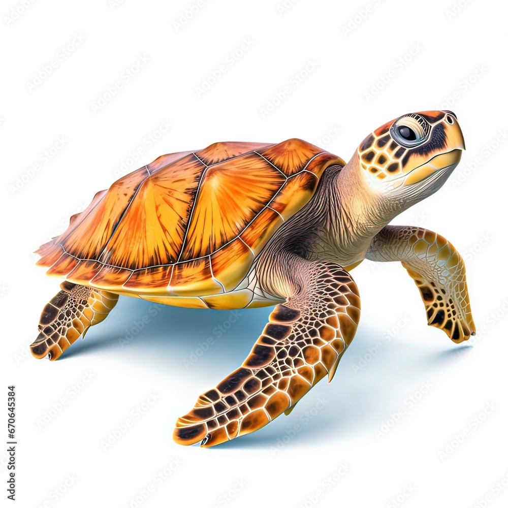 Obraz premium Loggerhead Sea Turtle