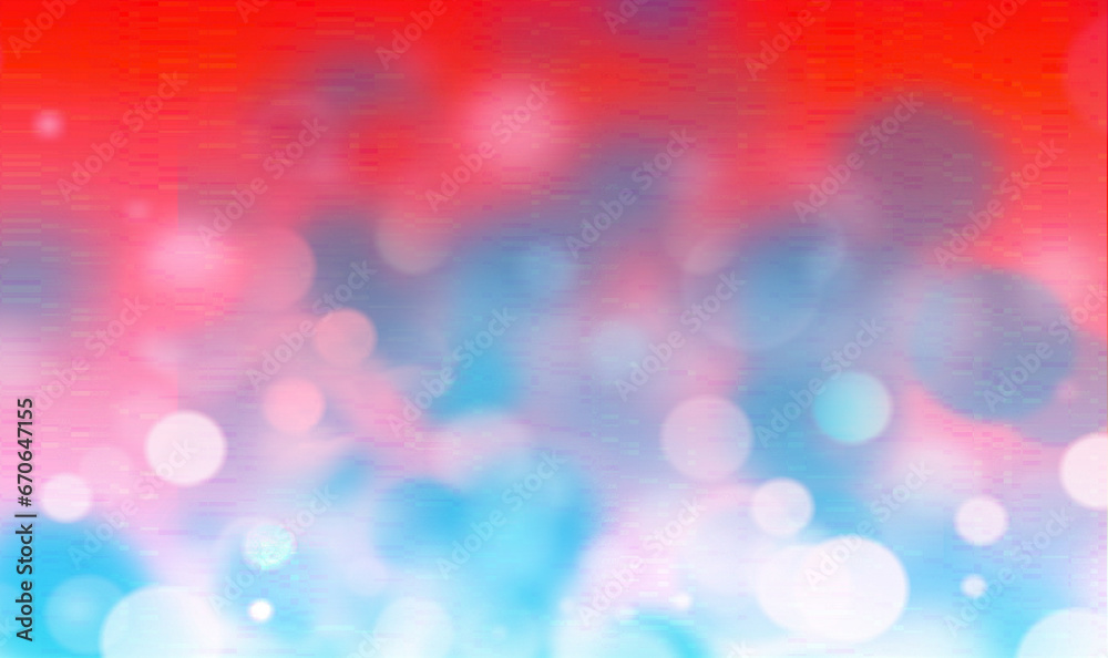 Fototapeta premium Redm blue bokeh background with copy space for text or your images, Suitable for seasonal, holidays, event, celebrations, Ad, Poster, Sale, Banner, Party, and various design works