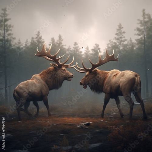 The Mighty Elk  Exploring the Magnificent World of Majestic Antlered Giants