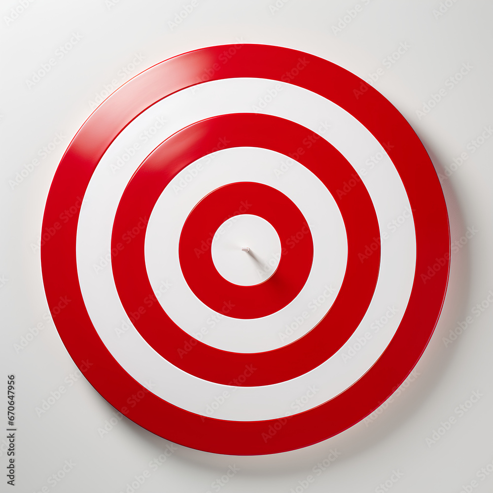 Concept of target shooting in sports such as Archery, or also the concept of success in reaching the goal Concept of target shooting in sports such as Archery, or also the concept of success in reaching the goal