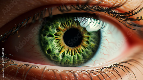 green eye close up photo