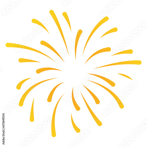 decorative fireworks new year