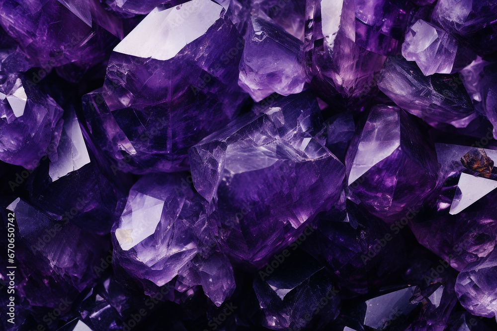 Amethyst stone background Amethyst stone background