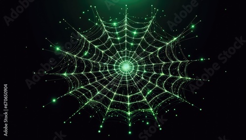 Dark Web Concept, Glowing Neon Spiderweb, Cybersecurity, Digital Encryption, Mysterious Internet Depths, Hidden Networks, Virtual Connections, Cyber Threats, Matrix Background.