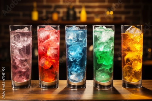 full high glass rocks with beautiful drink inside