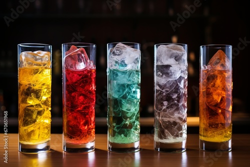 full high glass rocks with beautiful drink inside