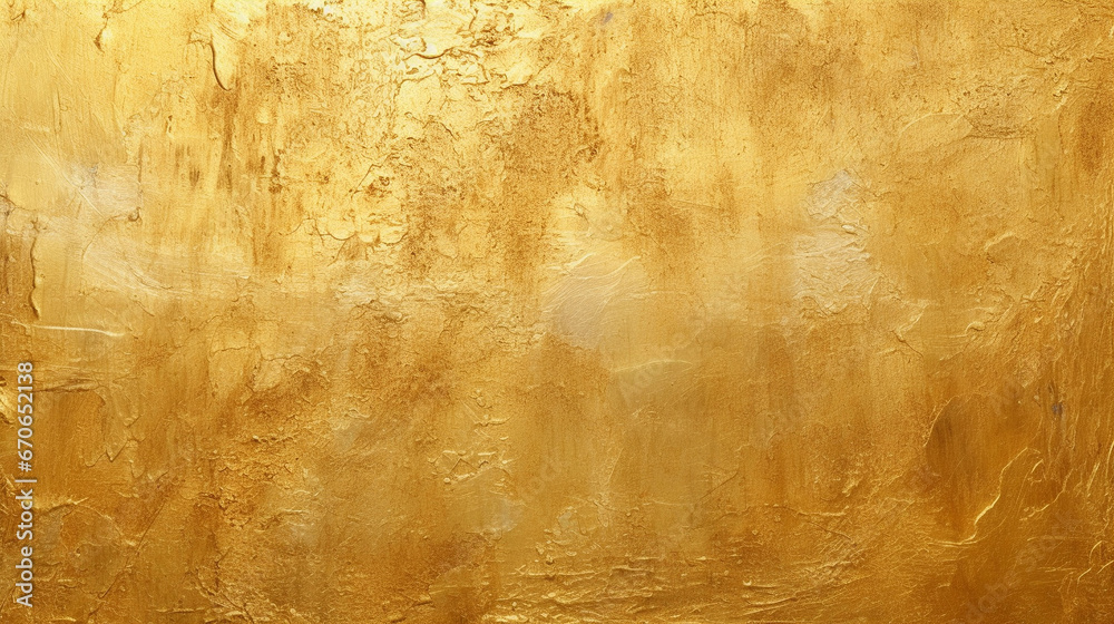 Golden Glimmering Abstraction