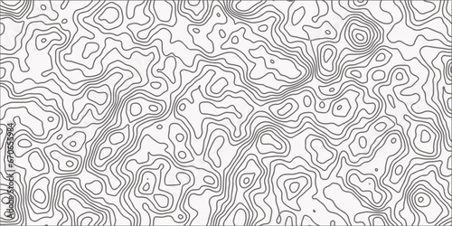 Topographic map in contour line light topographic topo contour map and ocean topographic line map and Topographic map background concept. © Mr John
