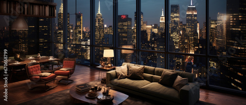 Luxury New York Penthouse apartment photo