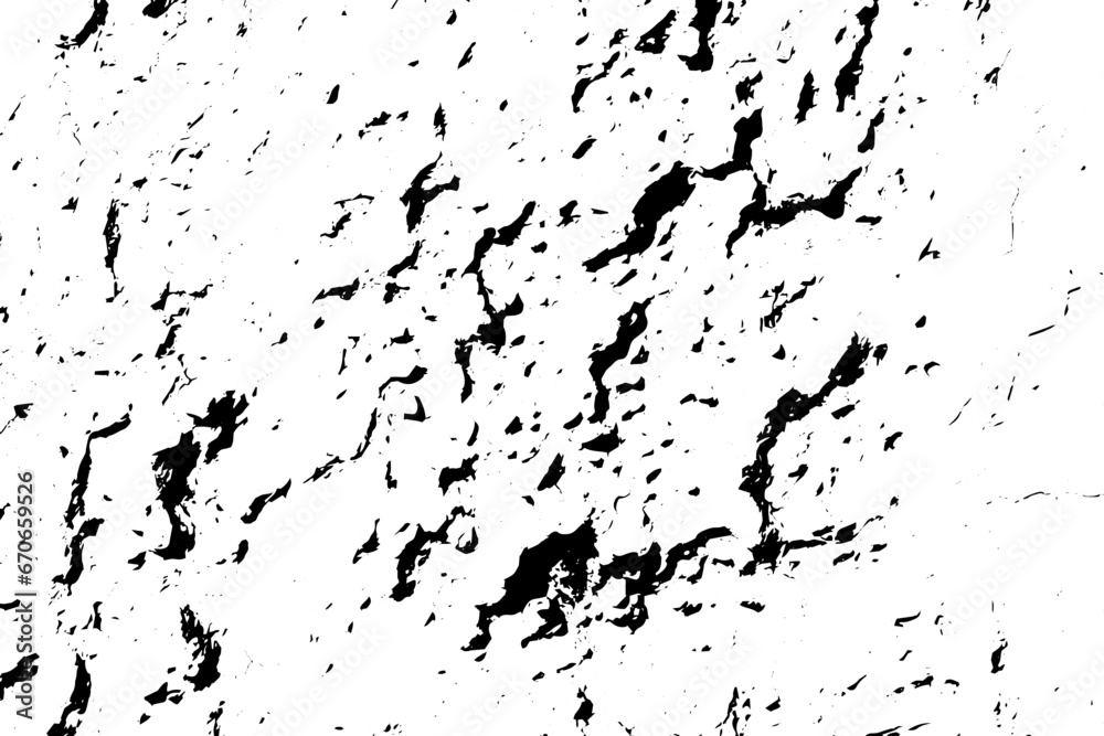 Obraz premium Rustic grunge vector texture with grain and stains. Abstract noise background. Weathered surface. Dirty and damaged. Detailed rough backdrop. Vector graphic illustration with transparent white. EPS10.