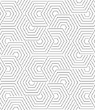 Vector seamless texture. Modern geometric background. Mesh with hexagons made of thin threads.
