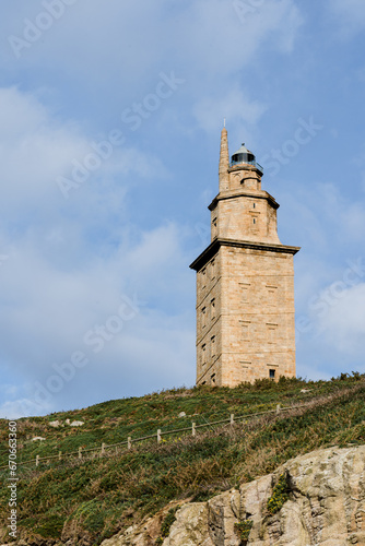 Hercules Tower, A Coruna, Galicia, Spain © lucegrafiar