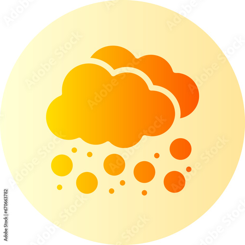 hail gradient icon