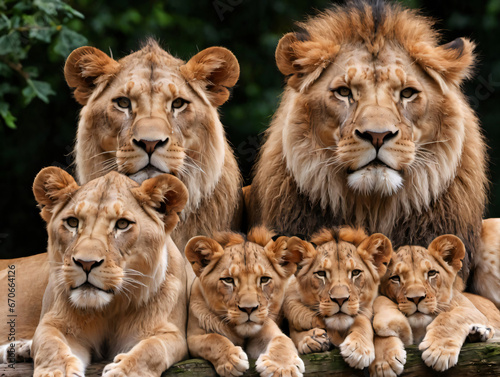 The Lions Are Sitting © Pixel Matrix