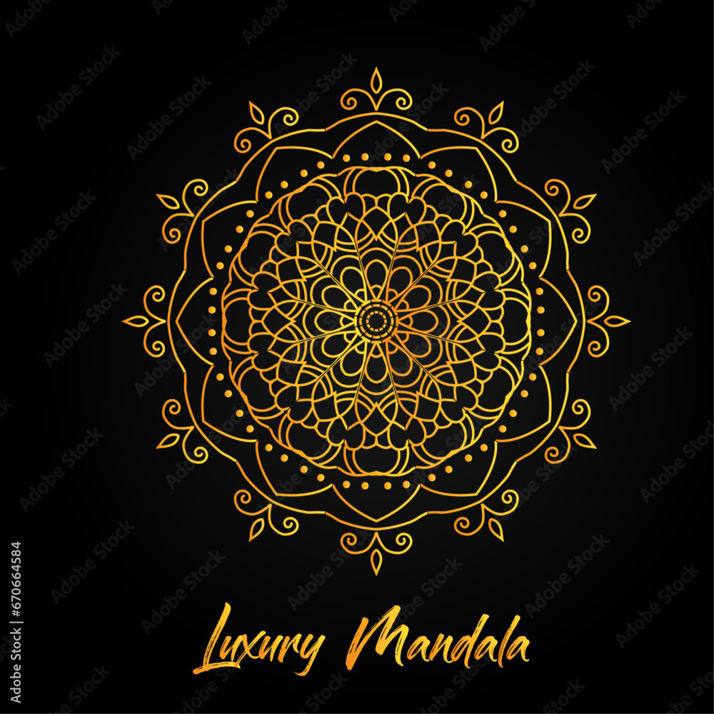 Luxury Mandala Design Background With Golden Pattern Indian Floral Style. Luxury Mandala For Business Card, Brochure, Tattoo, Banner, Cover Page.
Luxury Mandala Design Background With Golden Pattern Indian Floral Style. Luxury Mandala For Business Card, Brochure, Tattoo, Banner, Cover Page.