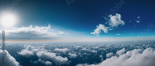 Heavenly Blue Sky with Fluffy Clouds, variety of cloud formations, sky and clouds, UHD Wallpaper, 16K Wallpaper, 16K UHD image, clear blue sky, UHD Backgrounds.