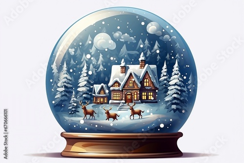 christmas snow globe decoration
