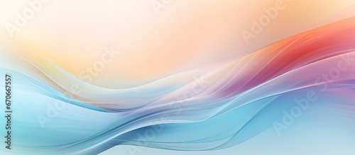 Blurred colors create a soft abstract background with a ripple effect resembling vertical waves
