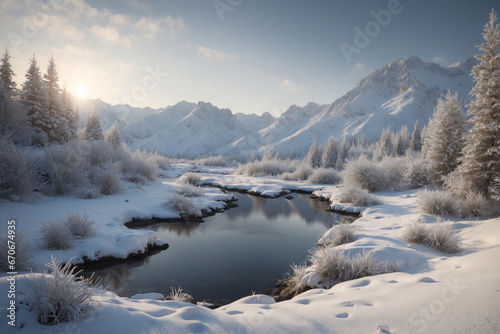 A Beautiful Winter Landscape © SageCreations