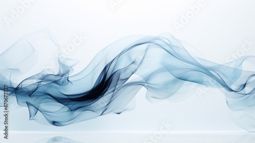 Abstract black, blue, and white wavy background. Illustration, wallpaper.