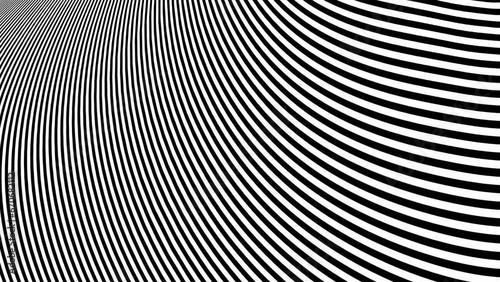 Wallpaper Mural Abstract background with black and white stripes.Seamless loop video.Black pattern. Torontodigital.ca