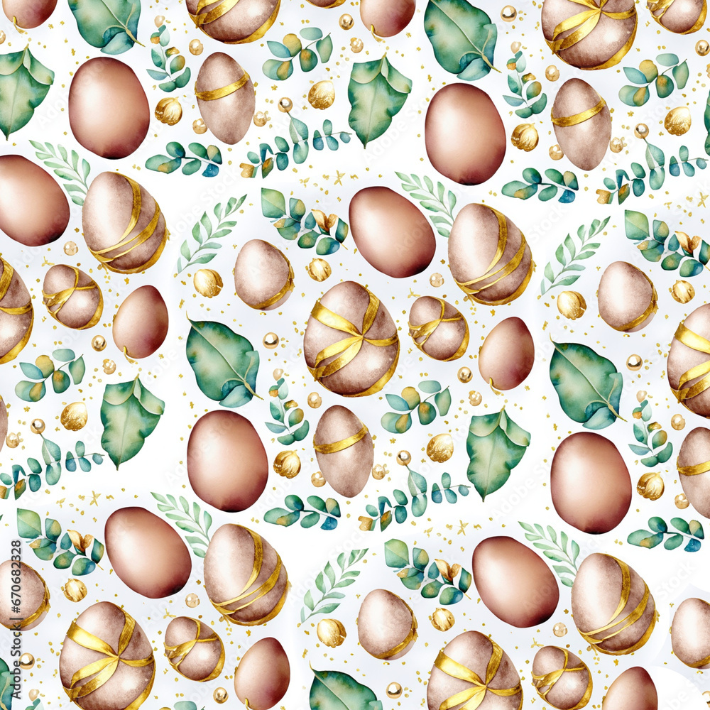 Wielkanocne jajka tło - obrazy, fototapety, plakaty 