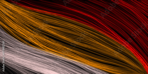 Wallpaper Mural red and yellow background with lines Torontodigital.ca