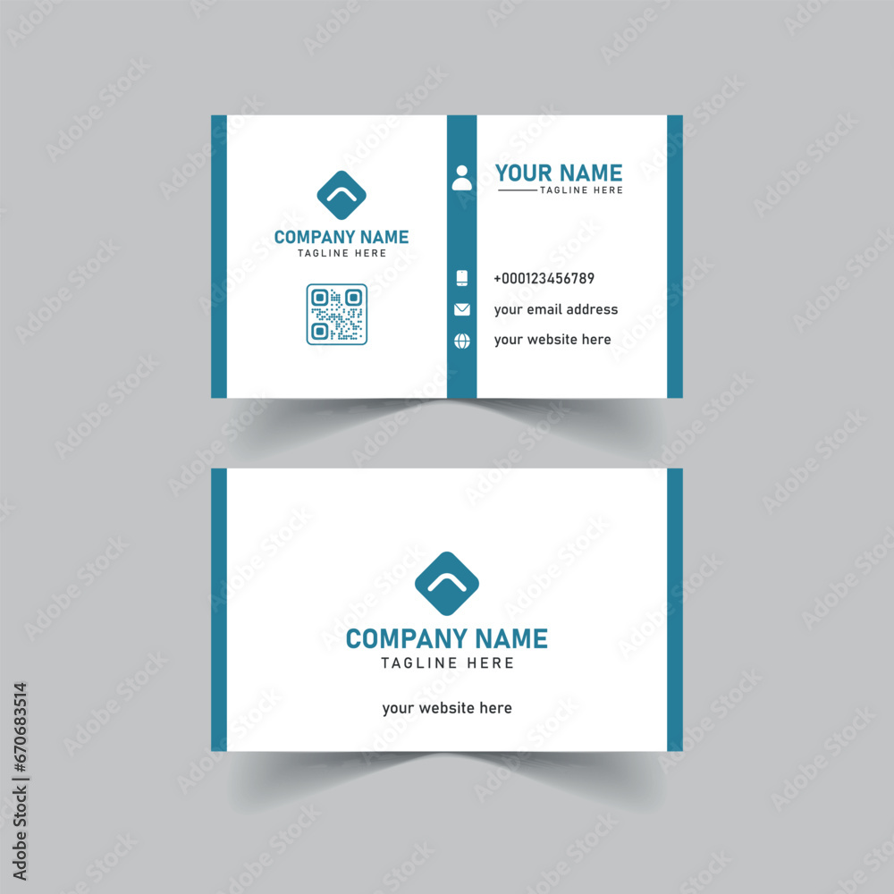 Modern professional business card template design, minimalist visiting card design Modern professional business card template design, minimalist visiting card design