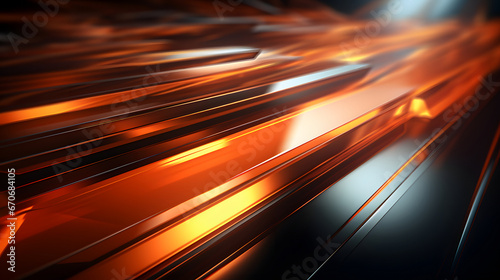 Black and orange colored glass tiles for abstract background and wallpaper. Neural network generated image. Not based on any actual person or scene.