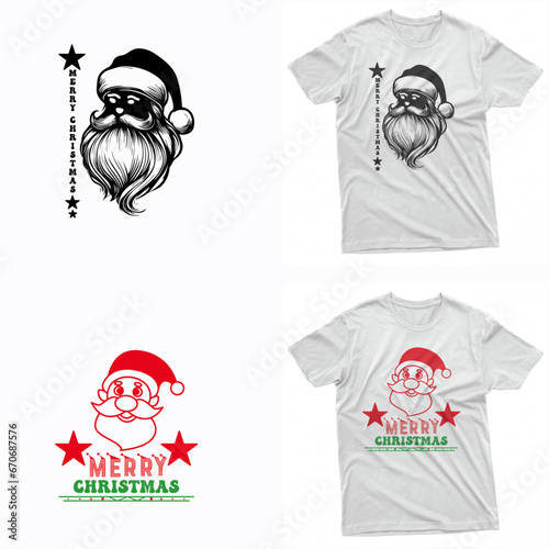Christmas day t-shirt design premium vector